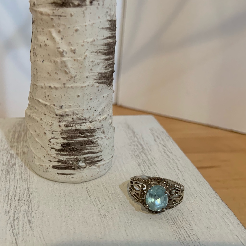Topaz Silver Ring